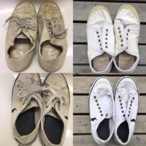 汚れ 白い 靴 白い革靴の手入れ方法。汚れを落とし、傷や黄ばみまできれいにする方法