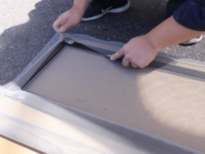 網戸を自分で張り替えるステップ